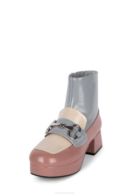 mujer prepster Jeffrey Campbell F6JX1257 bomba de plataforma crema malva azul