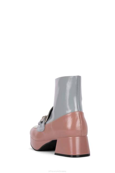 mujer prepster Jeffrey Campbell F6JX1257 bomba de plataforma crema malva azul