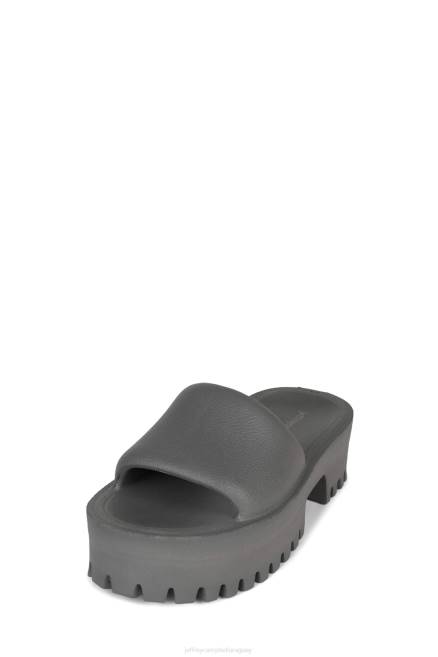 mujer Hora de verano Jeffrey Campbell F6JX16 sandalia plataforma gris