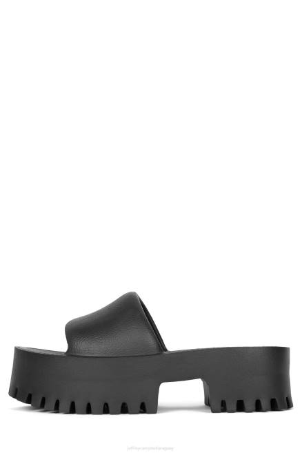 mujer Hora de verano Jeffrey Campbell F6JX17 sandalia plataforma negro