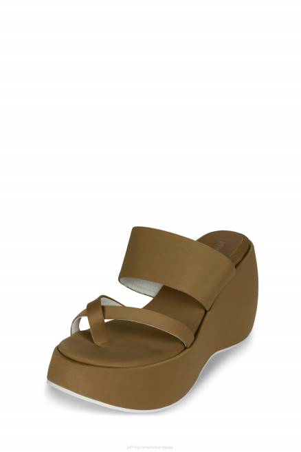 mujer ambiente-2 Jeffrey Campbell F6JX1145 sandalia plataforma neopreno tostado polvoriento