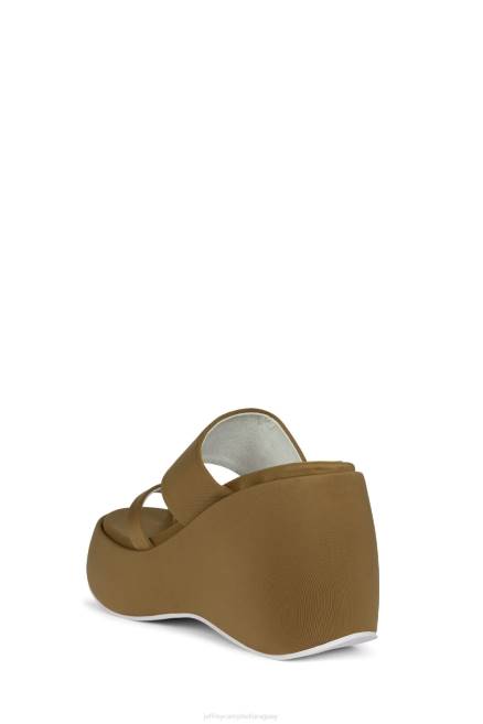 mujer ambiente-2 Jeffrey Campbell F6JX1145 sandalia plataforma neopreno tostado polvoriento