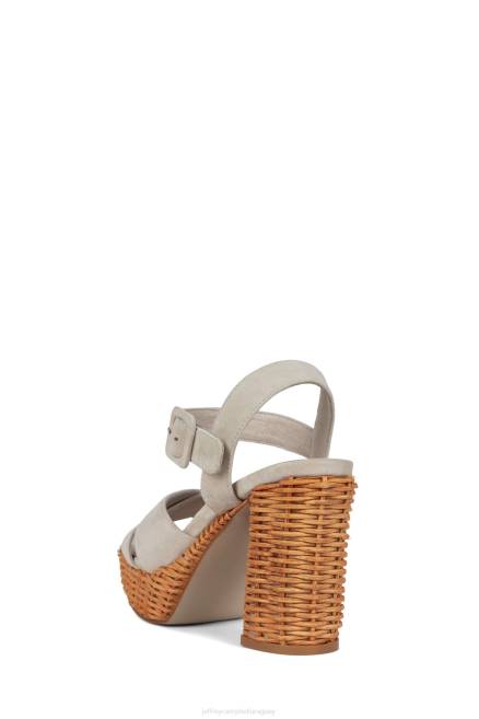 mujer amma-2w Jeffrey Campbell F6JX1097 sandalia plataforma gamuza de hielo