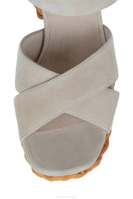 mujer amma-2w Jeffrey Campbell F6JX1097 sandalia plataforma gamuza de hielo