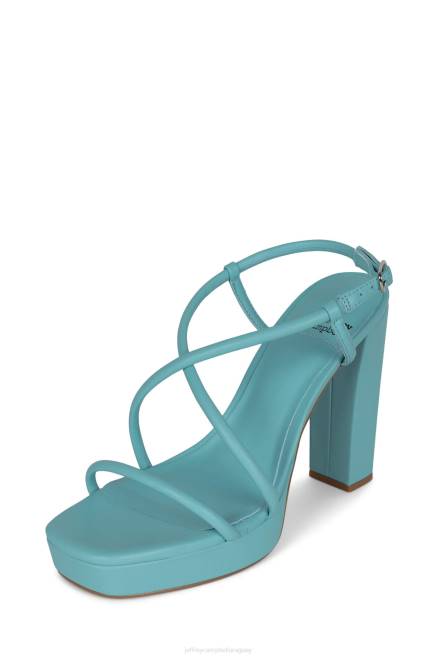 mujer aperitivo Jeffrey Campbell F6JX1104 sandalia plataforma cielo azul