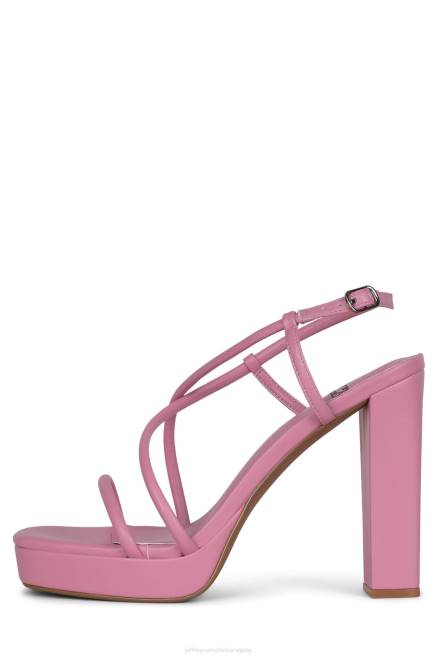 mujer aperitivo Jeffrey Campbell F6JX1105 sandalia plataforma rosa