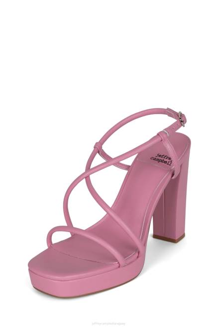 mujer aperitivo Jeffrey Campbell F6JX1105 sandalia plataforma rosa