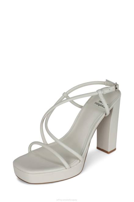 mujer aperitivo Jeffrey Campbell F6JX1106 sandalia plataforma crema