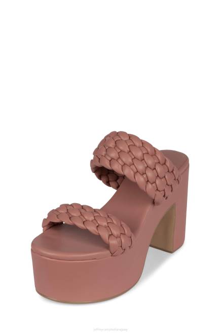 mujer bamba Jeffrey Campbell F6JX1116 sandalia plataforma Rosa empolvado