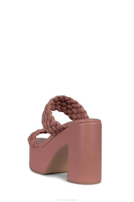 mujer bamba Jeffrey Campbell F6JX1116 sandalia plataforma Rosa empolvado