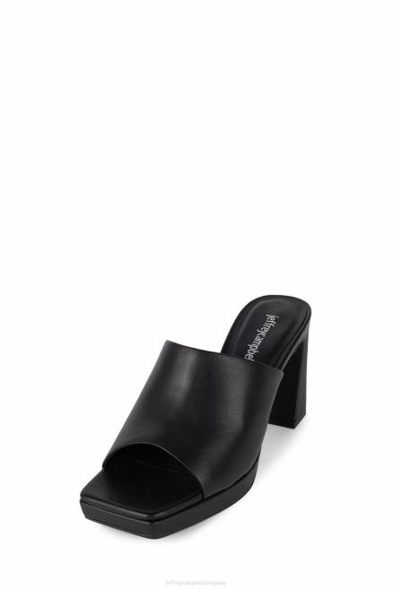 mujer caviar Jeffrey Campbell F6JX1080 sandalia plataforma negro