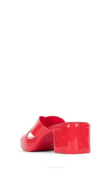 mujer chicle Jeffrey Campbell F6JX143 sandalia plataforma rojo