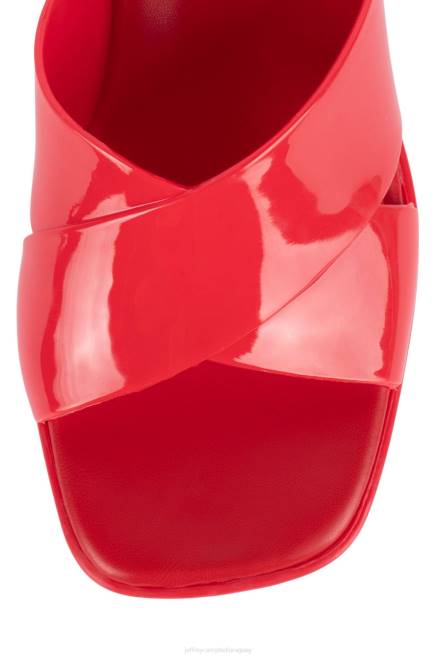 mujer chicle Jeffrey Campbell F6JX143 sandalia plataforma rojo