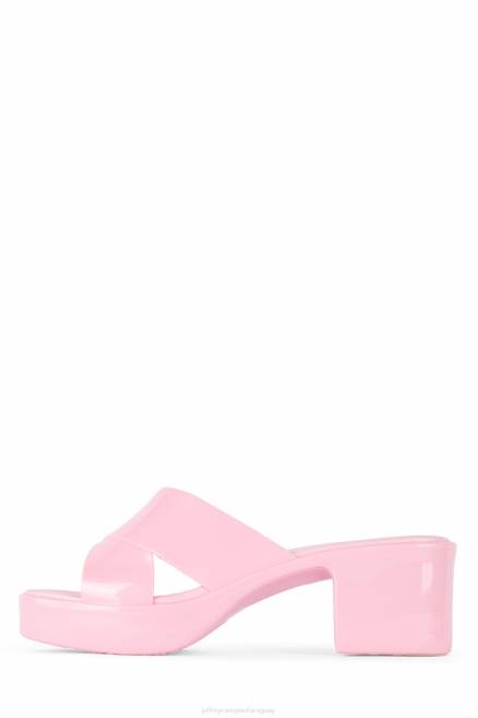 mujer chicle Jeffrey Campbell F6JX180 sandalia plataforma rosa brillante