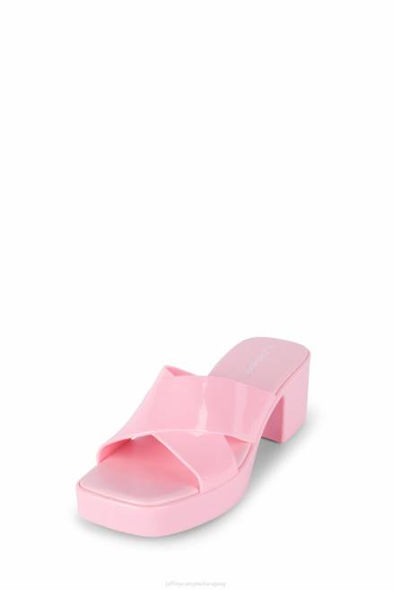 mujer chicle Jeffrey Campbell F6JX180 sandalia plataforma rosa brillante