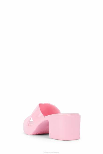 mujer chicle Jeffrey Campbell F6JX180 sandalia plataforma rosa brillante