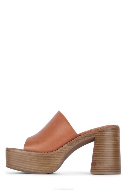 mujer concierto Jeffrey Campbell F6JX1212 sandalia plataforma pila de esmalte natural naranja