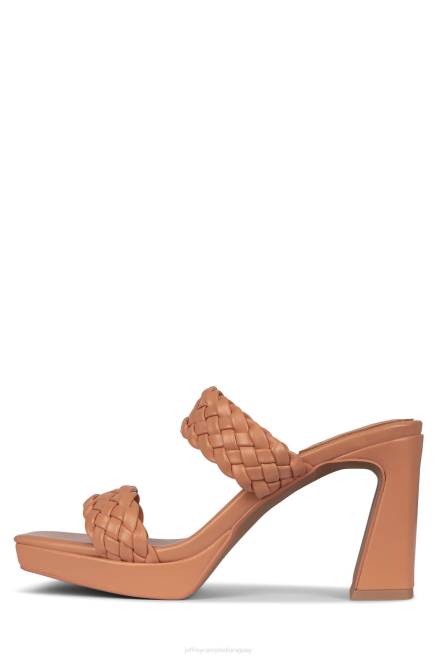 mujer delicadeza Jeffrey Campbell F6JX1110 sandalia plataforma durazno