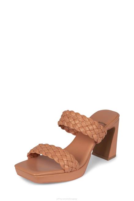 mujer delicadeza Jeffrey Campbell F6JX1110 sandalia plataforma durazno