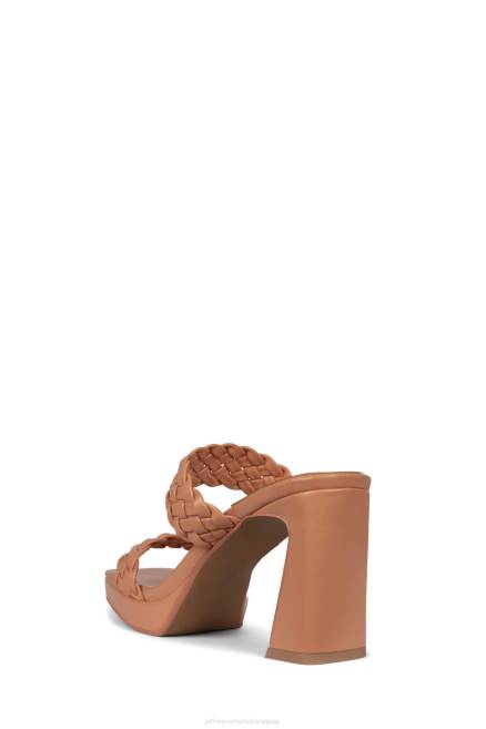 mujer delicadeza Jeffrey Campbell F6JX1110 sandalia plataforma durazno