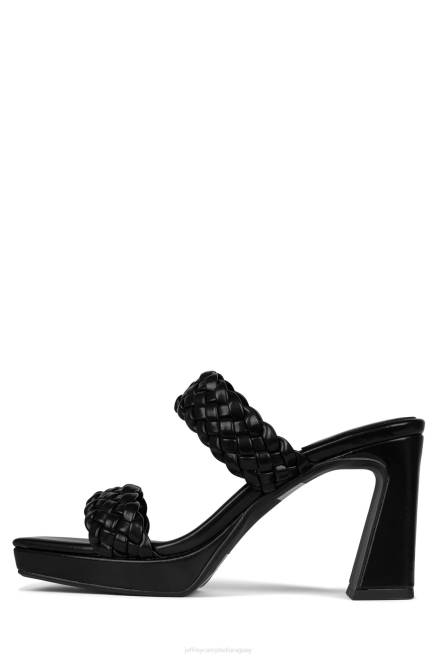 mujer delicadeza Jeffrey Campbell F6JX1115 sandalia plataforma negro