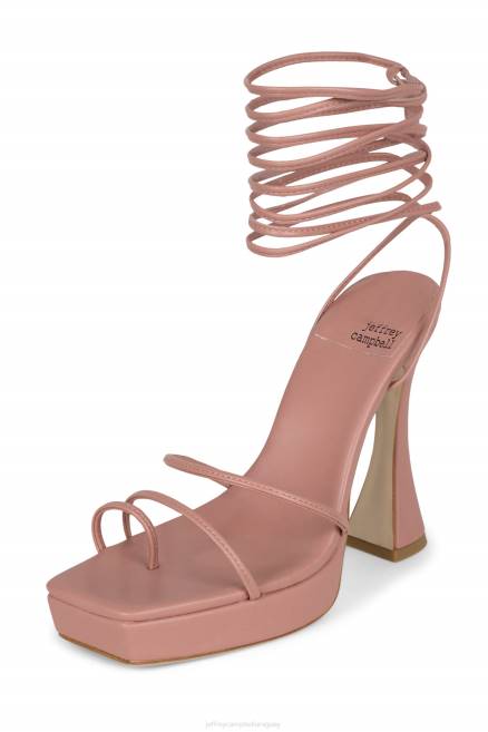 mujer diva Jeffrey Campbell F6JX1179 sandalia plataforma Rosa empolvado