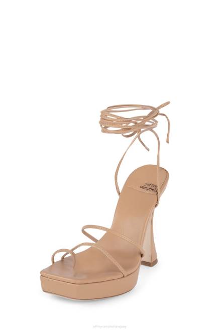 mujer diva Jeffrey Campbell F6JX1183 sandalia plataforma desnudo