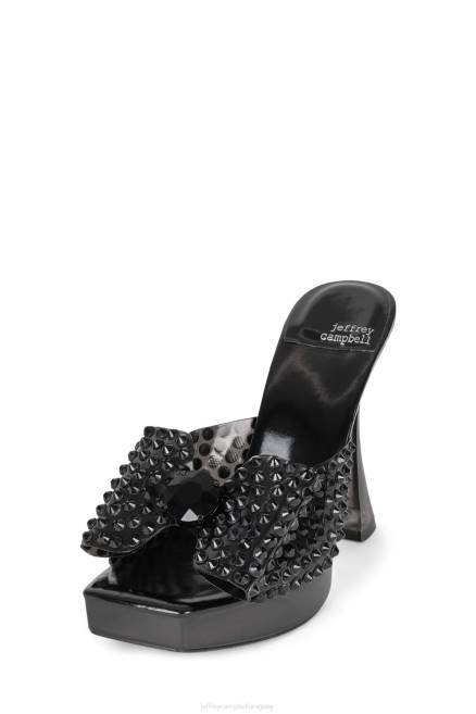 mujer gémina Jeffrey Campbell F6JX1020 sandalia plataforma combo negro