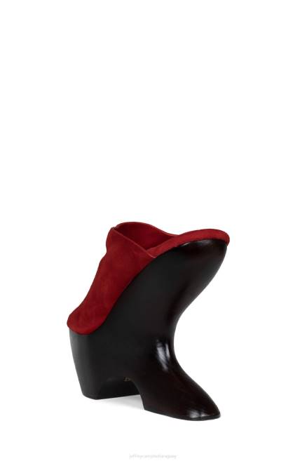 mujer giah-2 Jeffrey Campbell F6JX1068 sandalia plataforma gamuza roja marrón