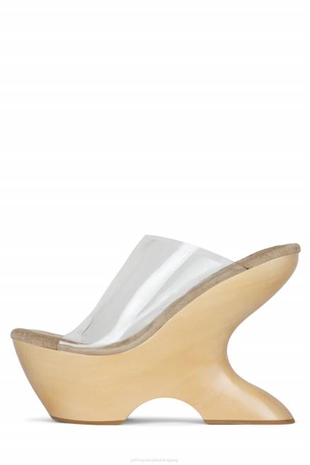 mujer giah-2 Jeffrey Campbell F6JX1071 sandalia plataforma claro