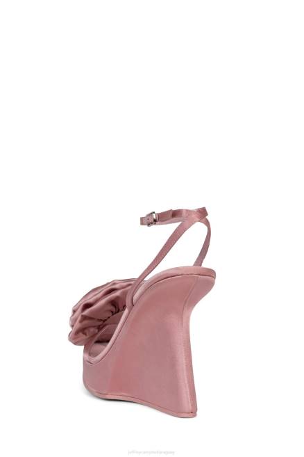 mujer hibisco Jeffrey Campbell F6JX939 sandalia plataforma satén rosa