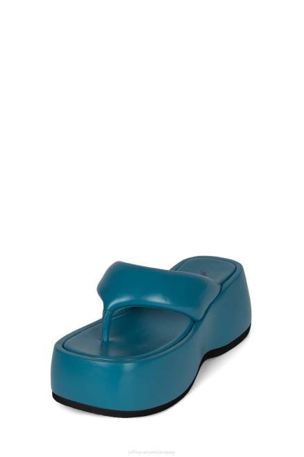 mujer llorón Jeffrey Campbell F6JX247 sandalia plataforma azul