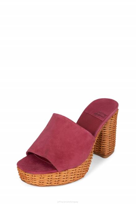 mujer magda-wkr Jeffrey Campbell F6JX1189 sandalia plataforma ante rosa