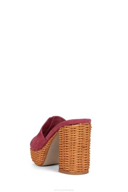 mujer magda-wkr Jeffrey Campbell F6JX1189 sandalia plataforma ante rosa