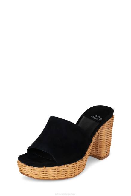 mujer magda-wkr Jeffrey Campbell F6JX1193 sandalia plataforma ante negro