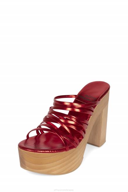 mujer mibella Jeffrey Campbell F6JX1109 sandalia plataforma rojo