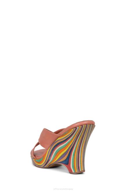 mujer paraíso Jeffrey Campbell F6JX1185 sandalia plataforma rosa