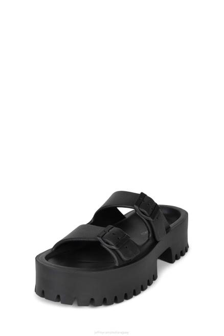 mujer pasear Jeffrey Campbell F6JX183 sandalia plataforma negro