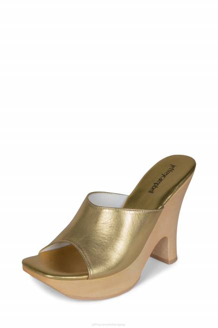 mujer roxi Jeffrey Campbell F6JX1127 sandalia plataforma oro