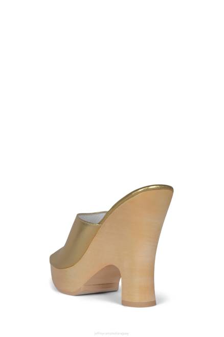 mujer roxi Jeffrey Campbell F6JX1127 sandalia plataforma oro