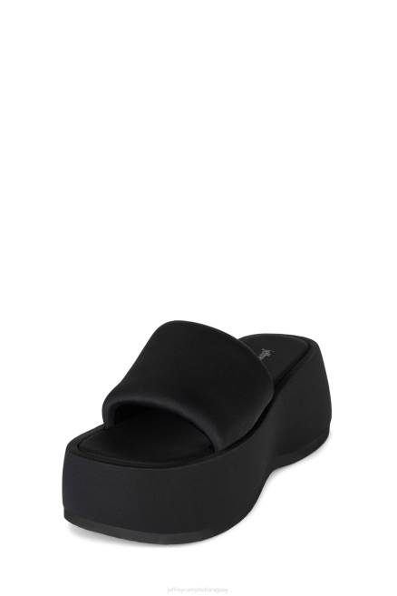 mujer txt-me Jeffrey Campbell F6JX3 sandalia plataforma neopreno negro