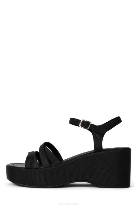 mujer vibrante Jeffrey Campbell F6JX930 sandalia plataforma negro