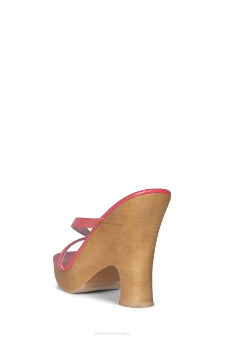 mujer zorro Jeffrey Campbell F6JX1101 sandalia plataforma rosa iridiscente