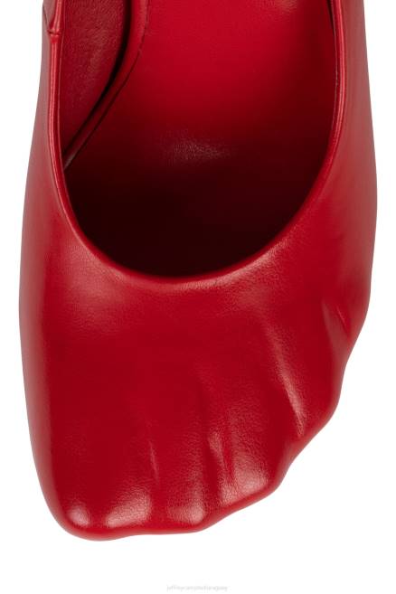 mujer ajustarse Jeffrey Campbell F6JX1333 bomba de tacón rojo