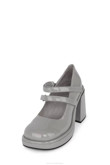 mujer arlón Jeffrey Campbell F6JX1385 bomba de tacón charol gris