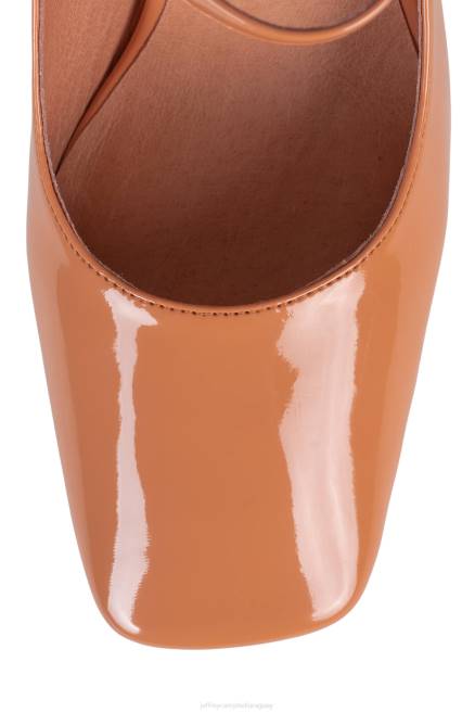 mujer bourdin-2 Jeffrey Campbell F6JX1358 bomba de tacón patente naranja