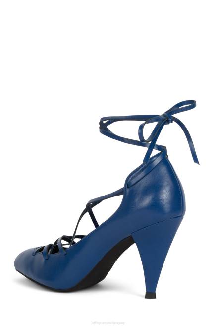 mujer kreuger Jeffrey Campbell F6JX1369 bomba de tacón azul