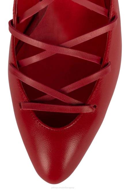 mujer kreuger Jeffrey Campbell F6JX1370 bomba de tacón rojo