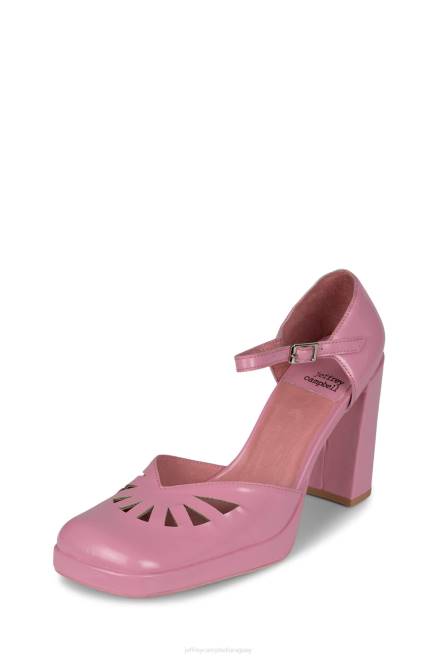 mujer maxxed Jeffrey Campbell F6JX1352 bomba de tacón caja rosa