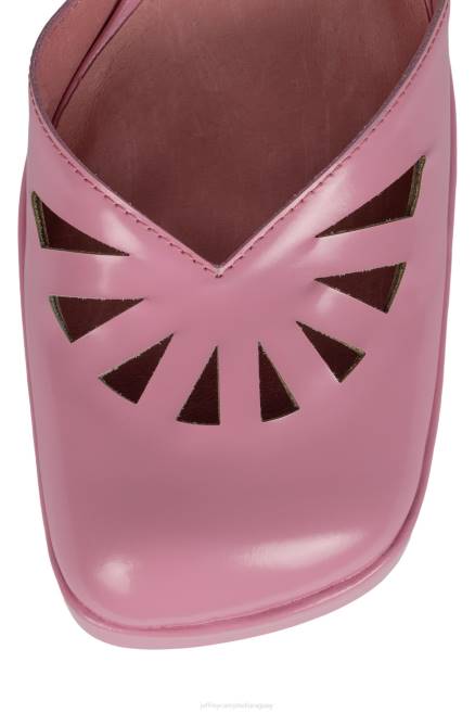 mujer maxxed Jeffrey Campbell F6JX1352 bomba de tacón caja rosa